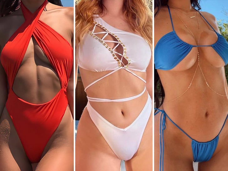Bikinis in Pink, White, and Blue: Can You Guess?