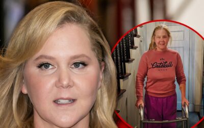 Walker Photo Shared by Amy Schumer Following Spinal Surgery