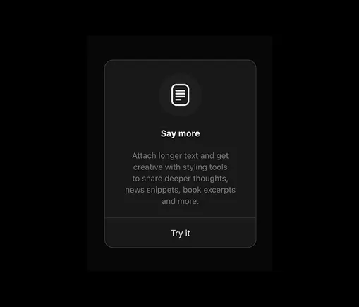 In-Stream Text Expansion Tested by Threads for Longer Updates