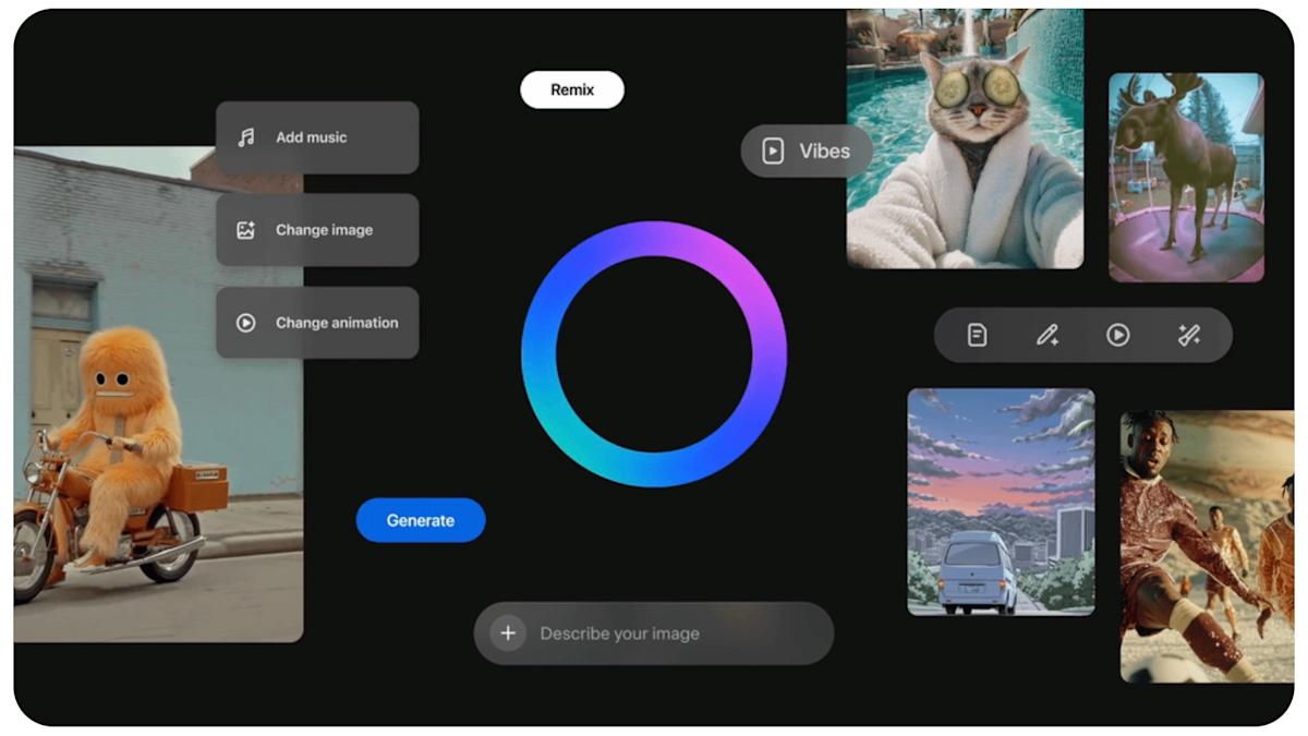 AI Slop Feed Now Available from Meta