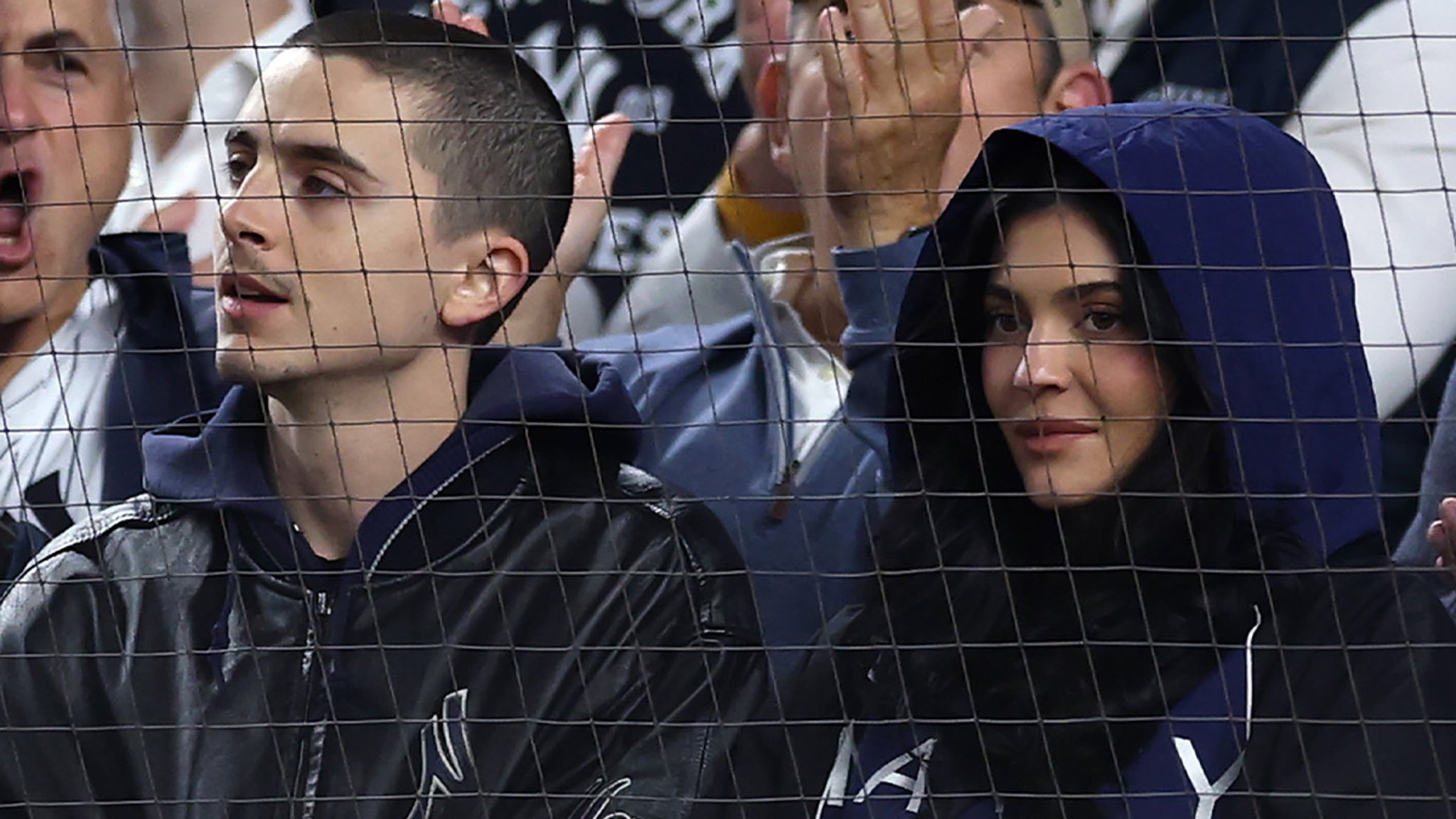 Kylie Jenner and Timothée Chalamet Disappointed After Yankees Loss