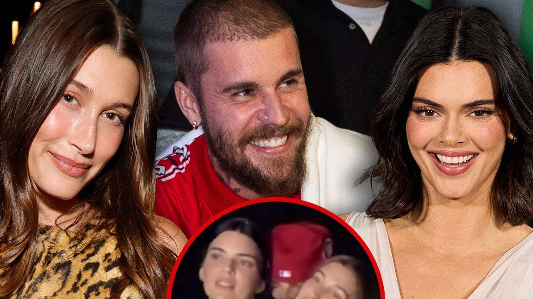 Bieber and Jenner Embrace During Concert Performance