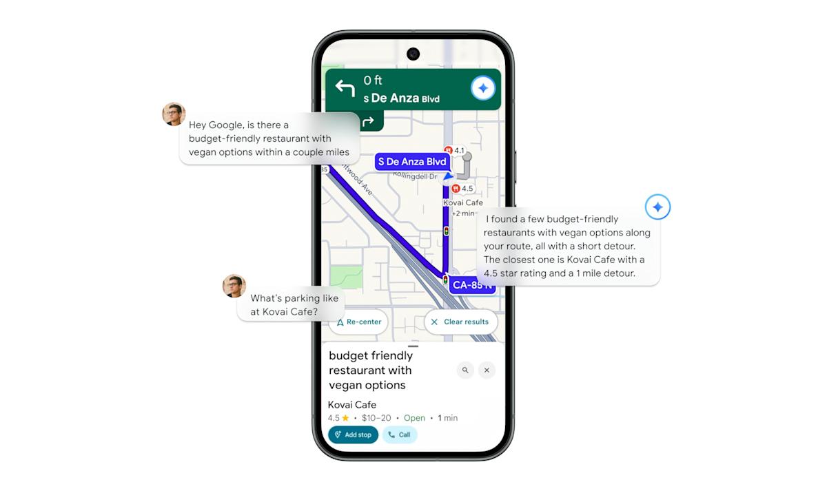 Gemini Integration Enhances Conversational Hands-Free Navigation on Google Maps