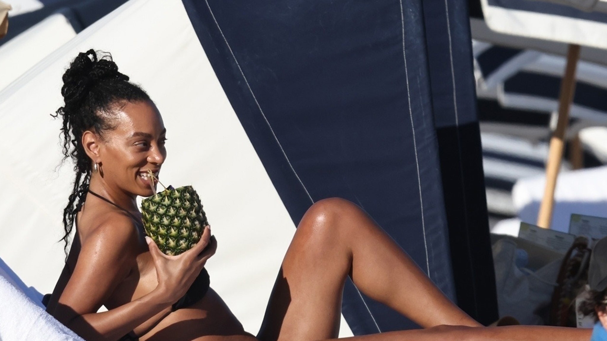 Solange Knowles and Boyfriend Gio Escobar Seen in Miami Beach
