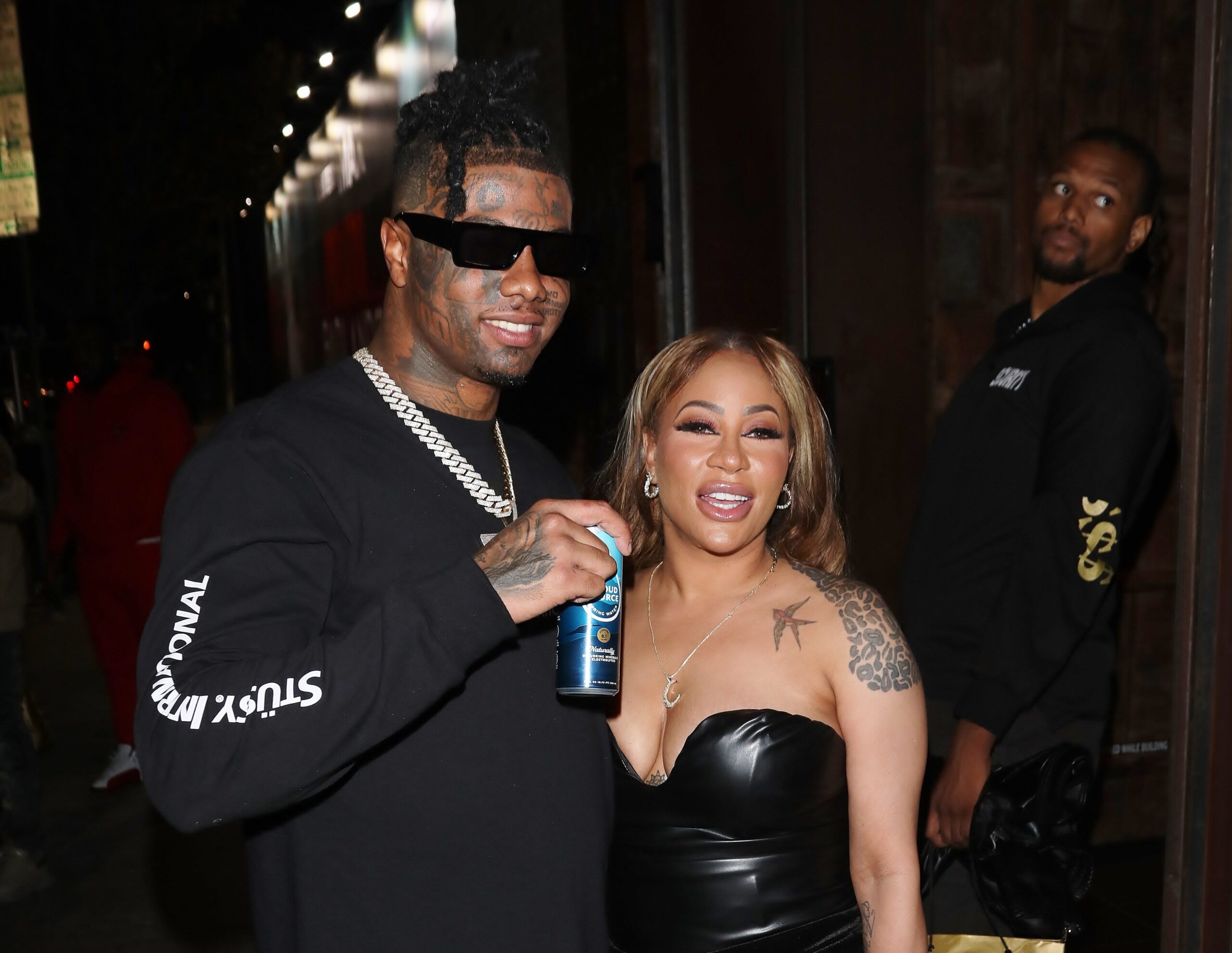 Spicy PDA at Dinner Date: Blueface & Hazel E Turn Heads