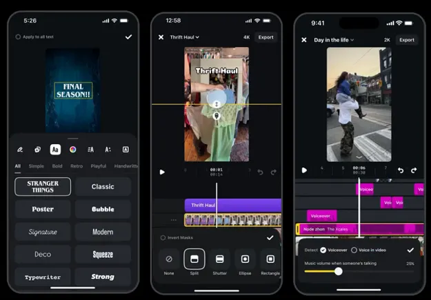 Edits Introduces New Features, Featuring ‘Stranger Things’ Font