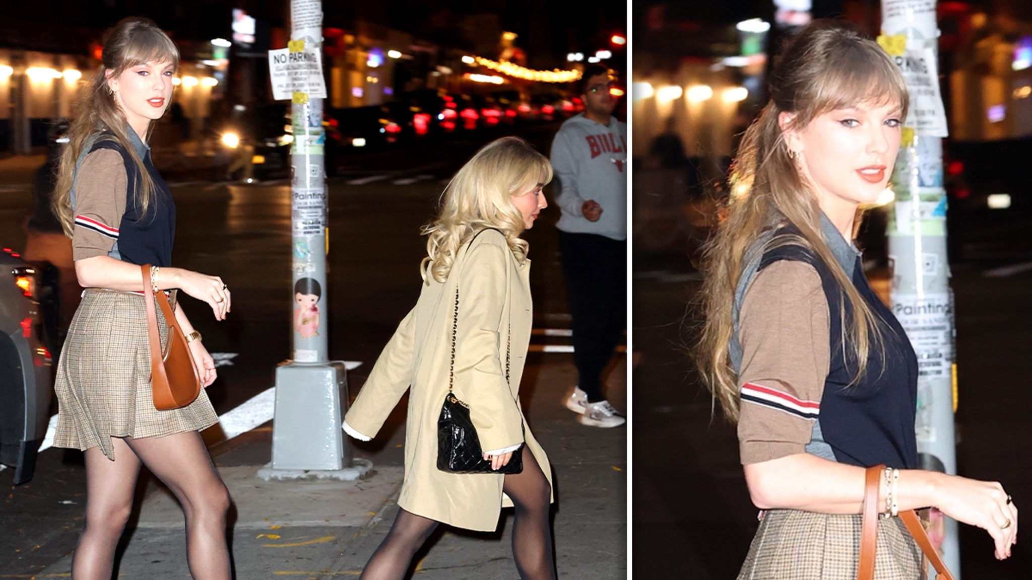 Taylor Swift Dines with Sabrina Carpenter in NYC