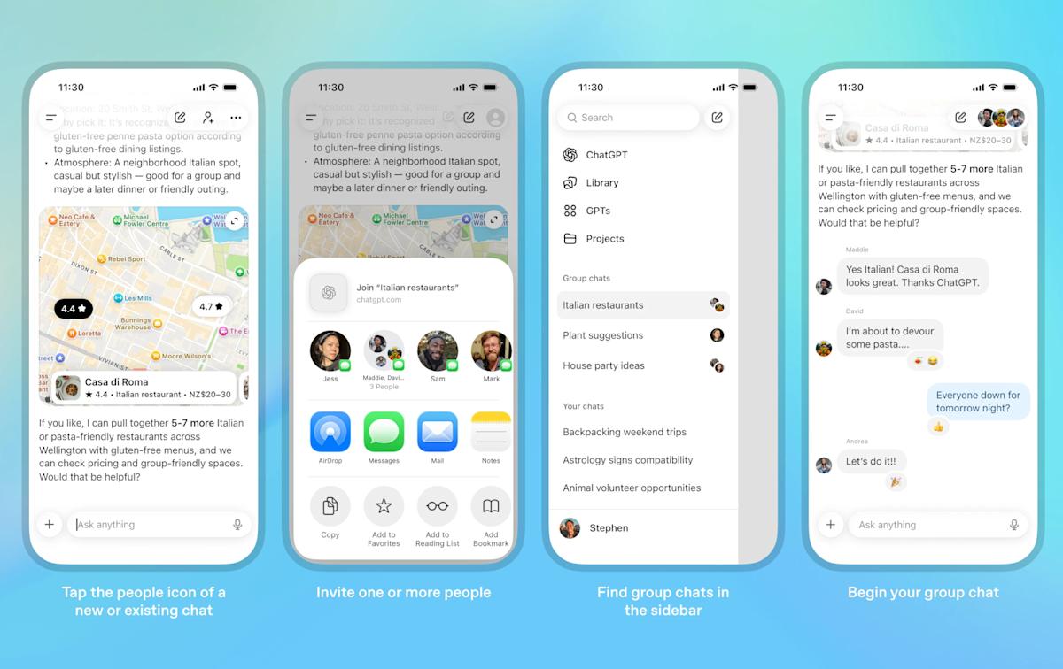 Group Conversations in ChatGPT: OpenAI’s New Pilot Program