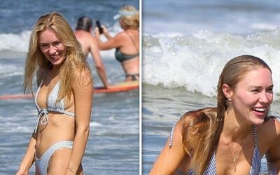 Tiny Bikini Beach Day for Cassie Randolph After Wedding