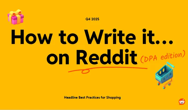Direct Product Ads Tips from Reddit