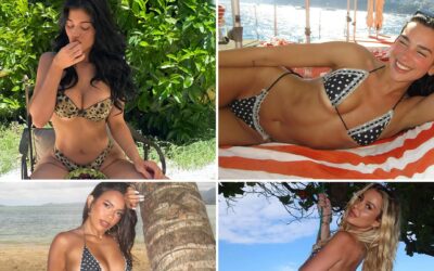 Polka Dot Bikinis: Sexy Stars Embrace Tiny Styles!