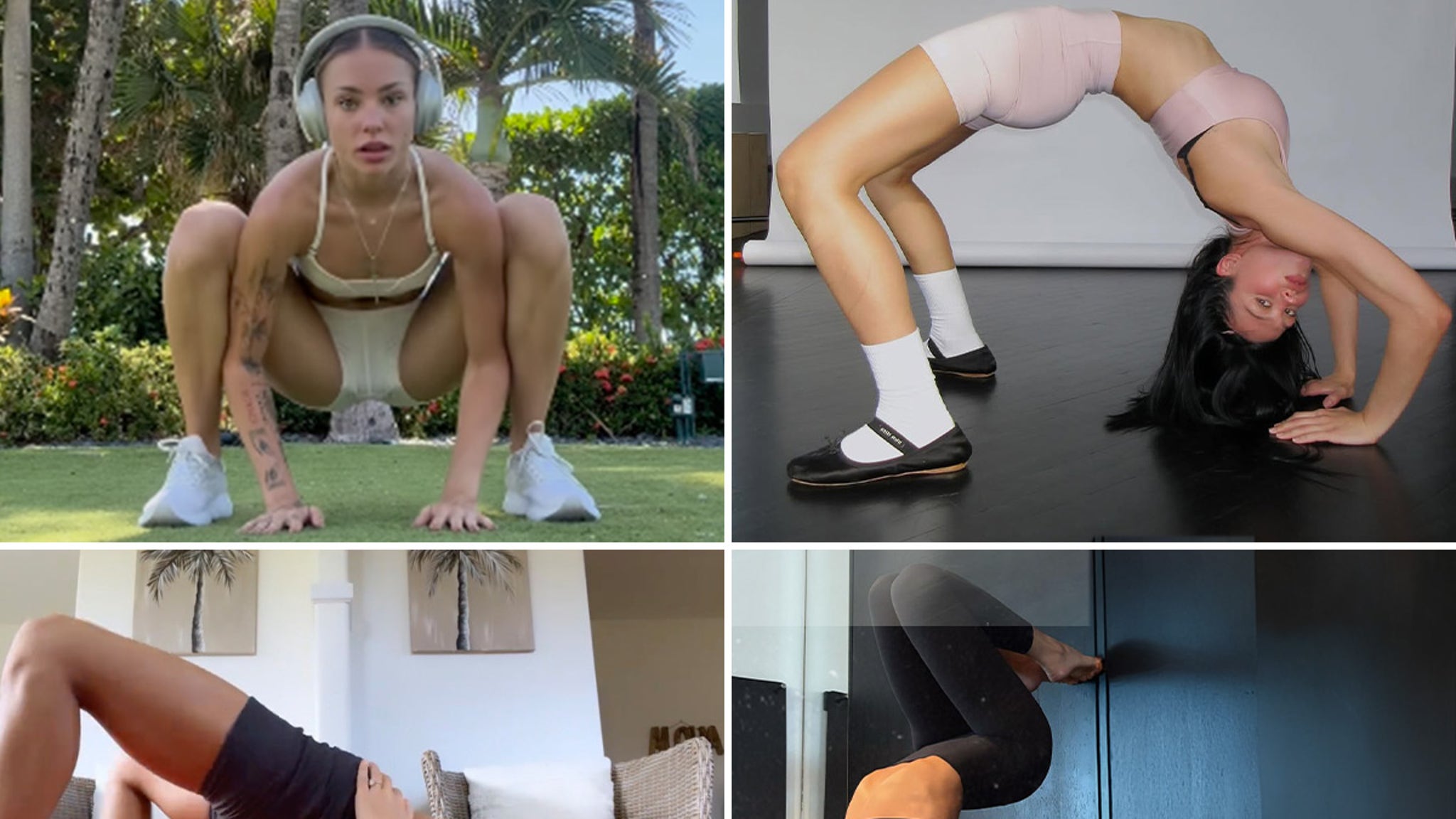 Bendy Babes Are Back for the New Year! Strike a Pose!