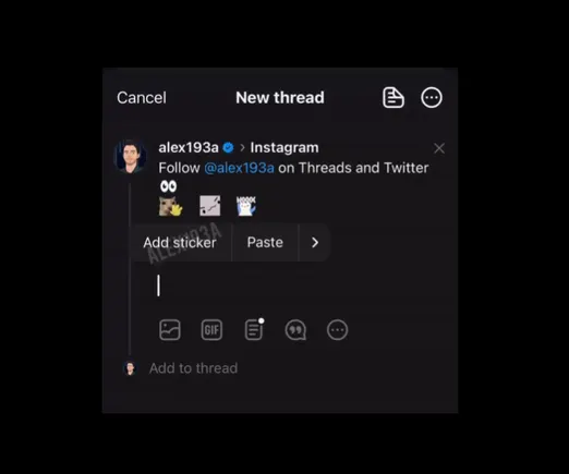 Animated Stickers in Threads Posts: New Experiment Unveiled
