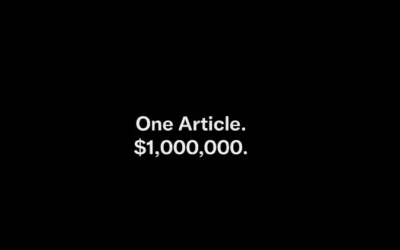  Million Prize for Best X Article This Month
