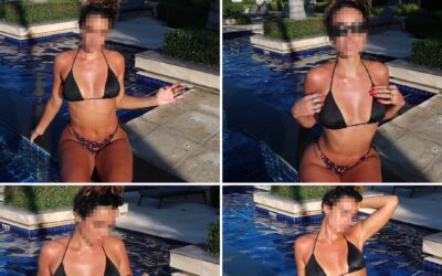 DJ Bikini Babe Poses Poolside for a Fun Guessing Game!