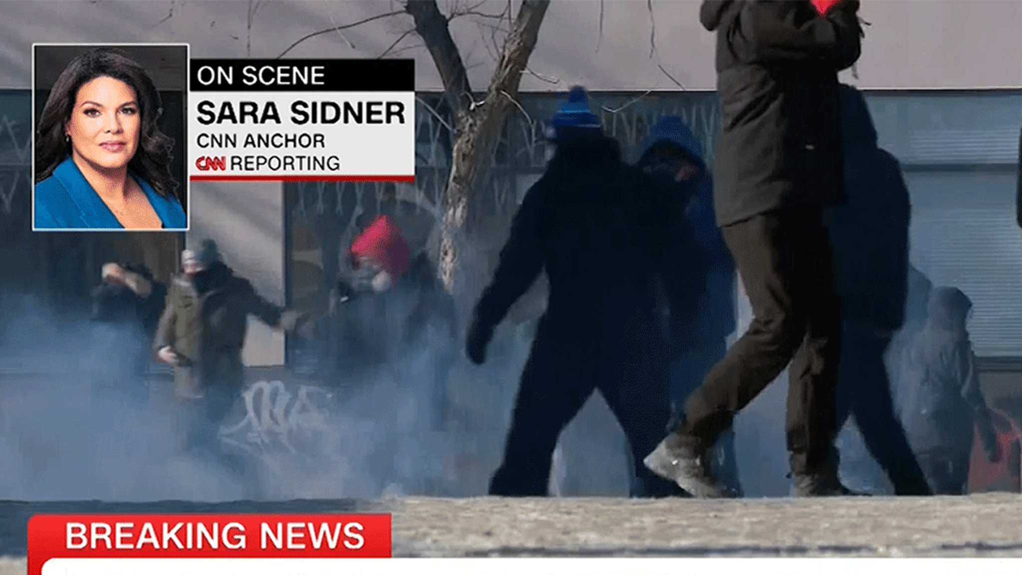 Tear Gas Incident Involves CNN Correspondent at Minneapolis Protests