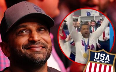 Kash Patel Celebrates Gold Medal Win with U.S. Men’s Hockey Team
