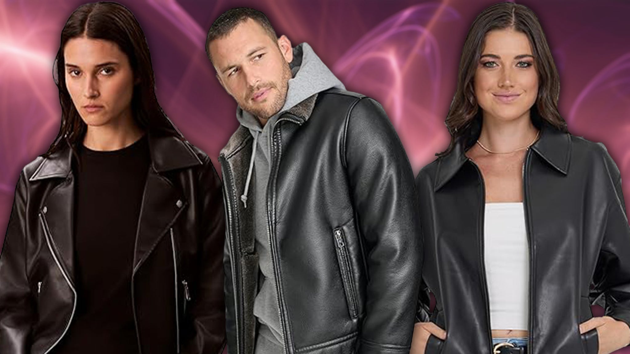 Faux Leather Jackets Available on Amazon