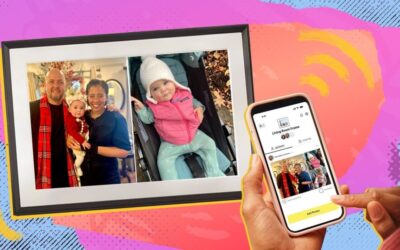 Upload Toddler Photos on the Go with Aura Frame