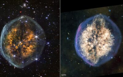 Exposed Cranium Nebula Revealed in New Webb Telescope Photos