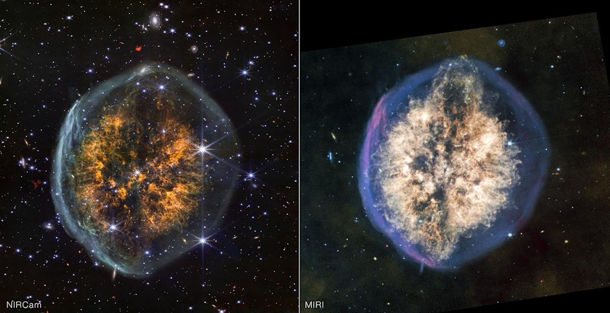 Exposed Cranium Nebula Revealed in New Webb Telescope Photos
