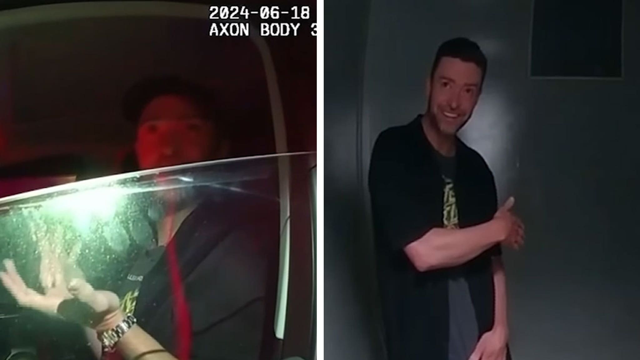 Race Jokes by Justin Timberlake in DWI Arrest Body Cam Footage
