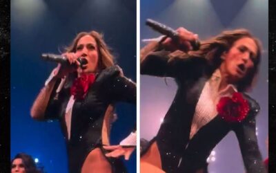 Jennifer Lopez Nearly Falls During Las Vegas Residency Video