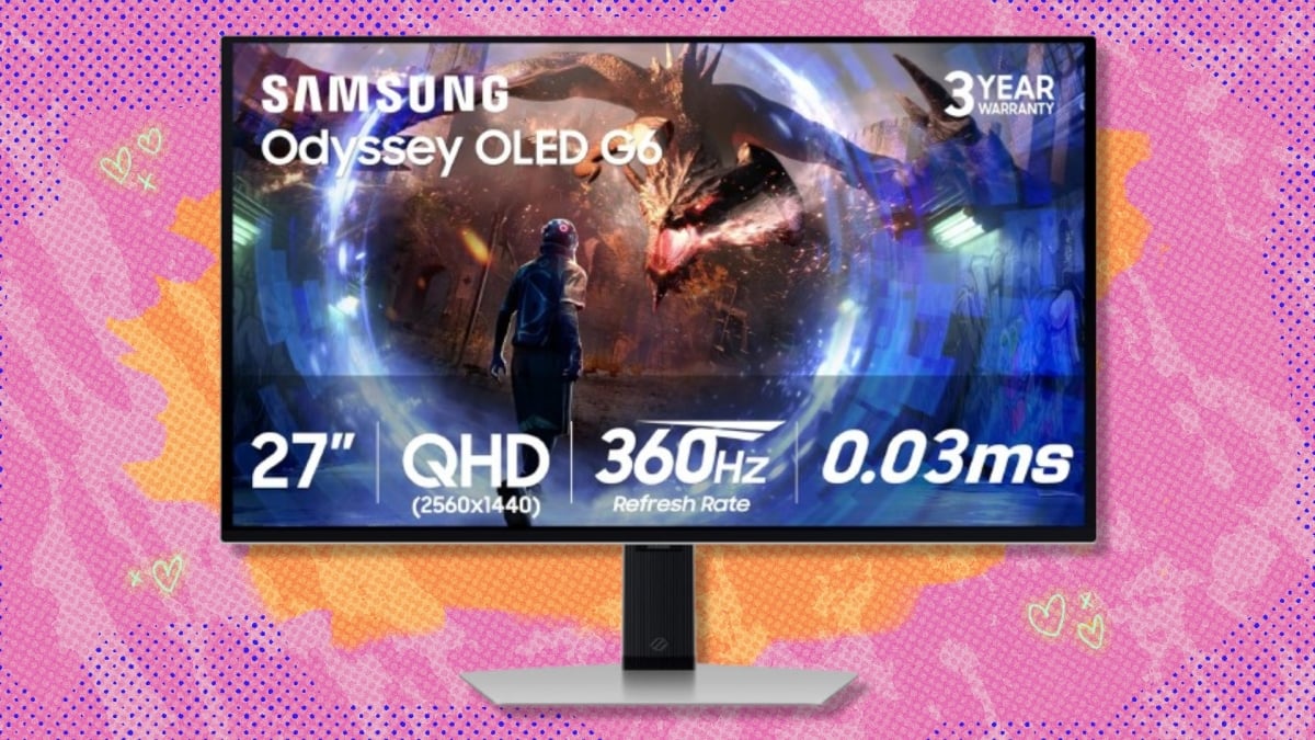 Save $200 on Samsung 27-inch Odyssey OLED G6 Gaming Monitor Deal