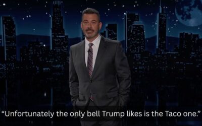 King Charles Gives Trump a Golden Bell, Jimmy Kimmel Reacts