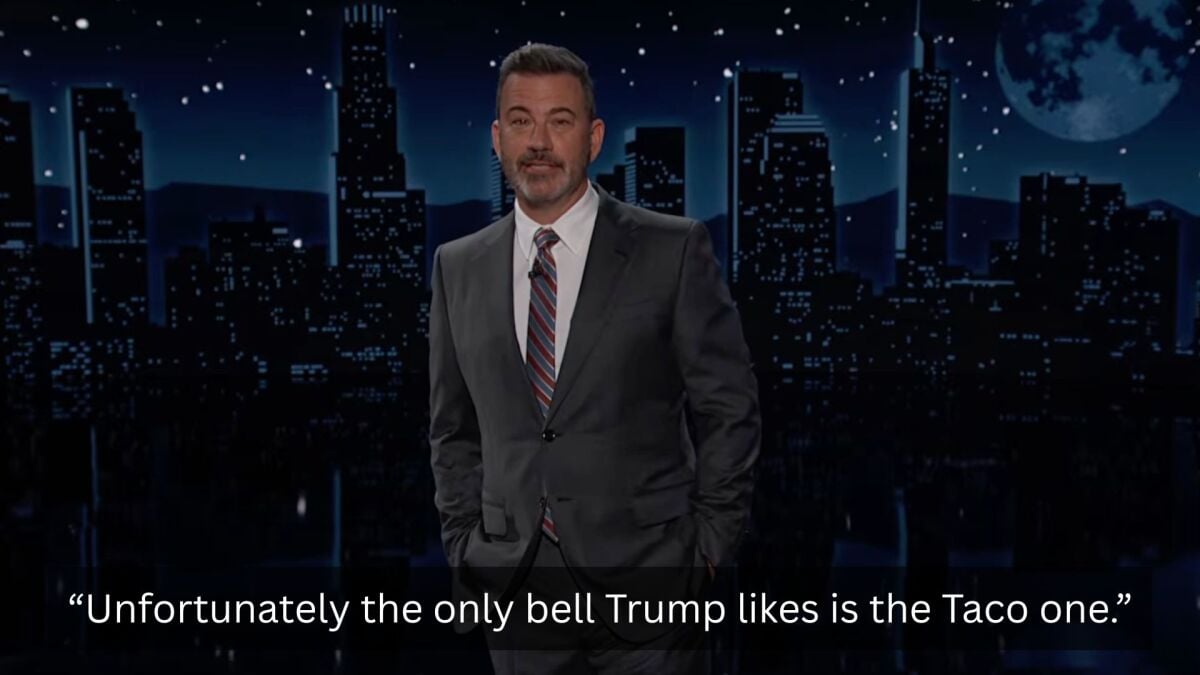 King Charles Gives Trump a Golden Bell, Jimmy Kimmel Reacts
