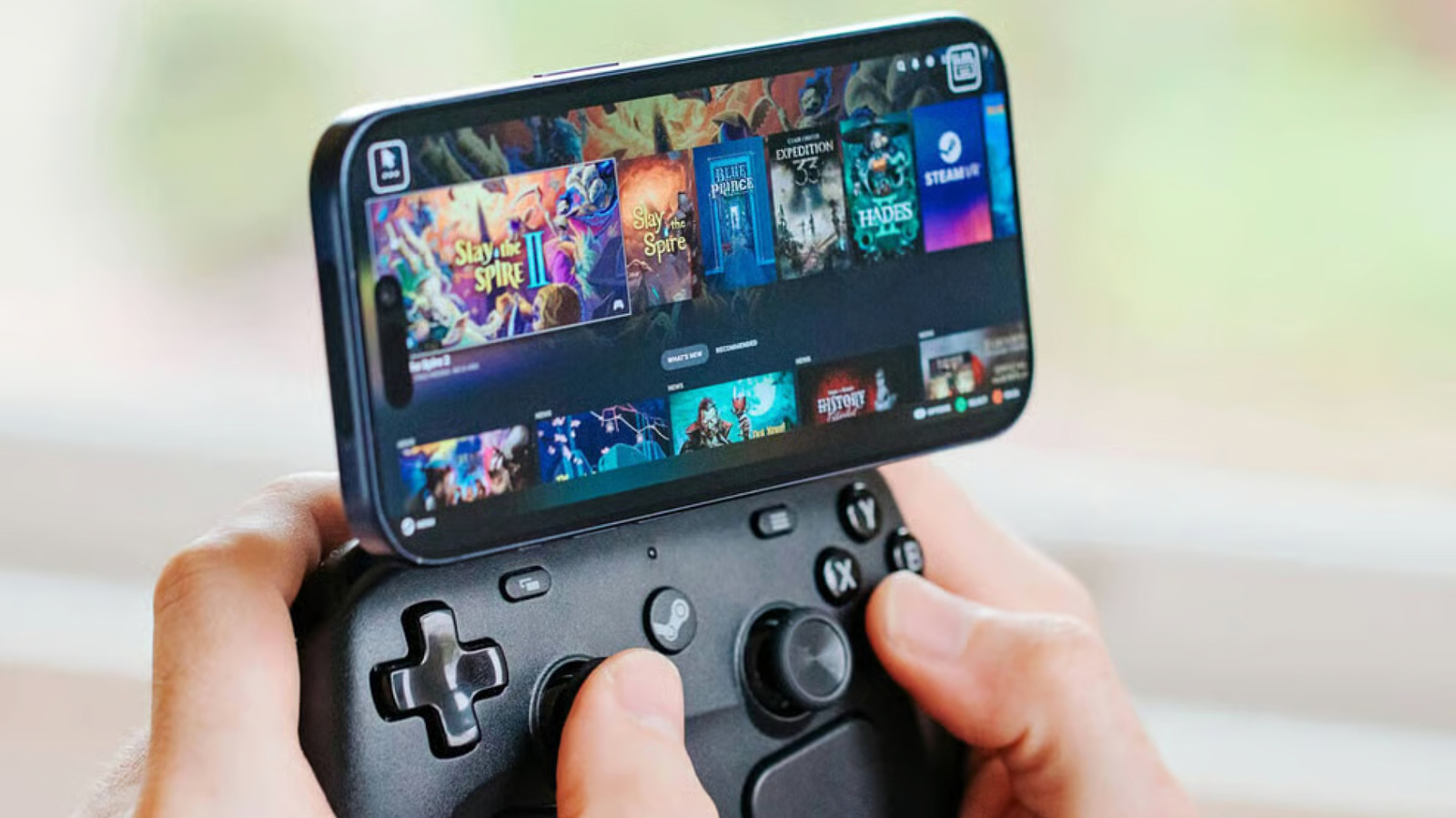 Mount Your Smartphone to a Steam Controller Easily