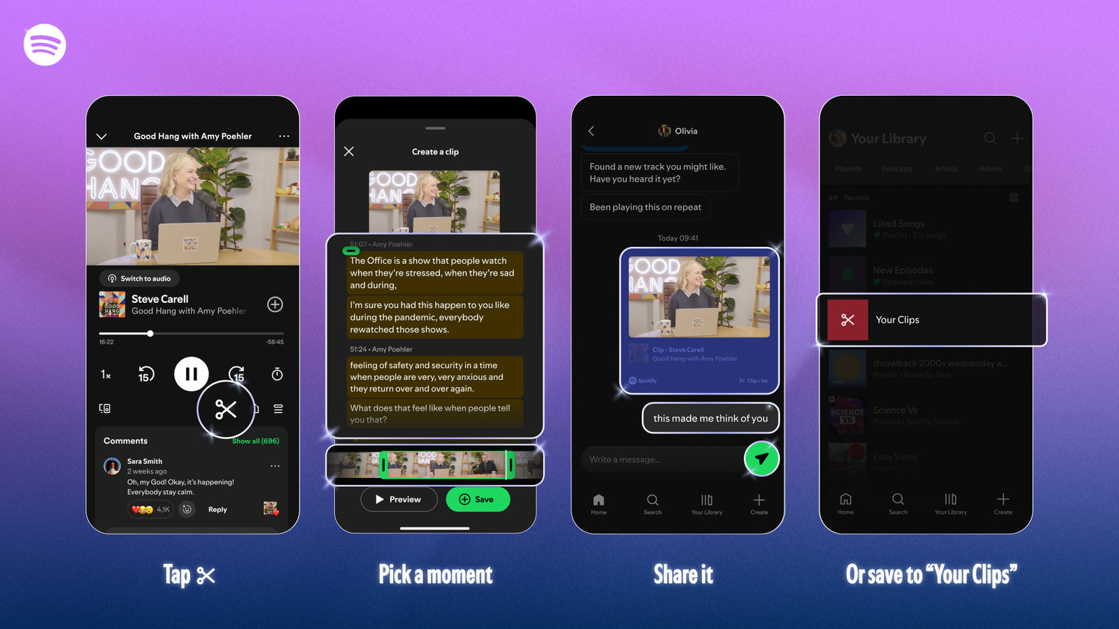 Easier Podcast Clip Sharing with Spotify’s Newest Feature