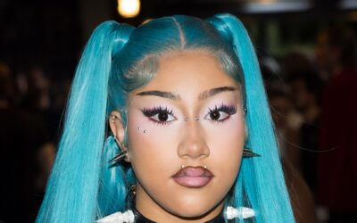 Lip Piercings Debut by North West at Paris Fashion Week