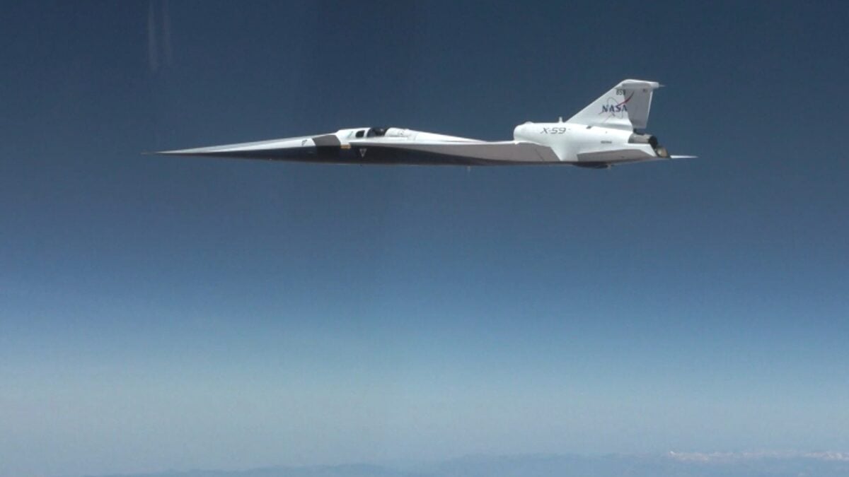 NASA’s Quiet Supersonic Jet Breaks the Sound Barrier
