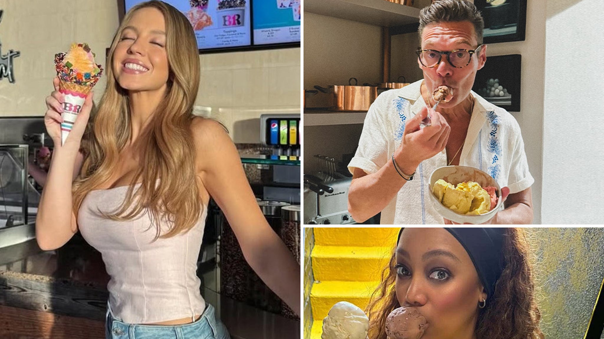 Celebrities Celebrate National Ice Cream Day with Treats