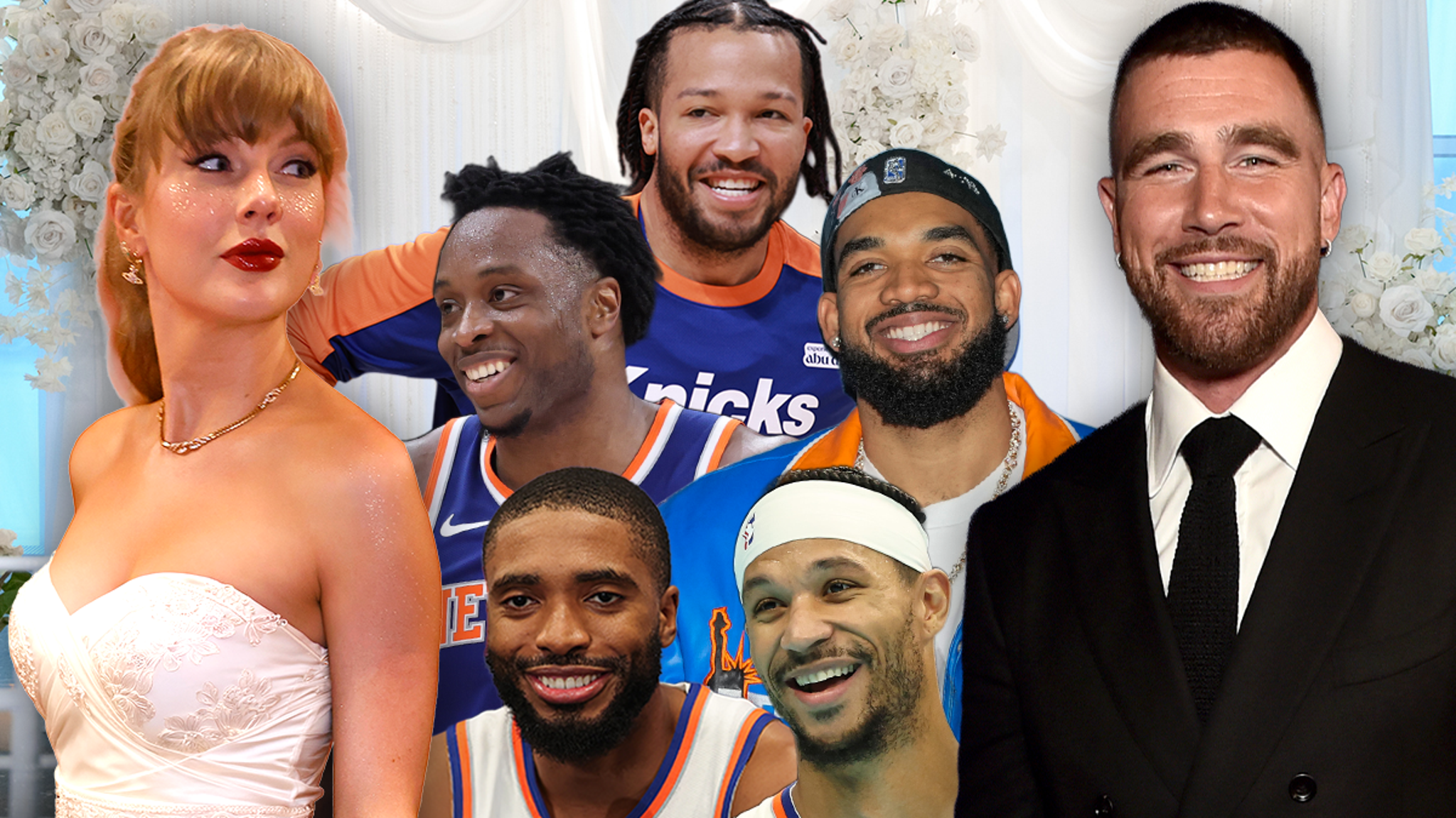 Knicks Starting 5 Receives Wedding Invite from Swift and Kelce