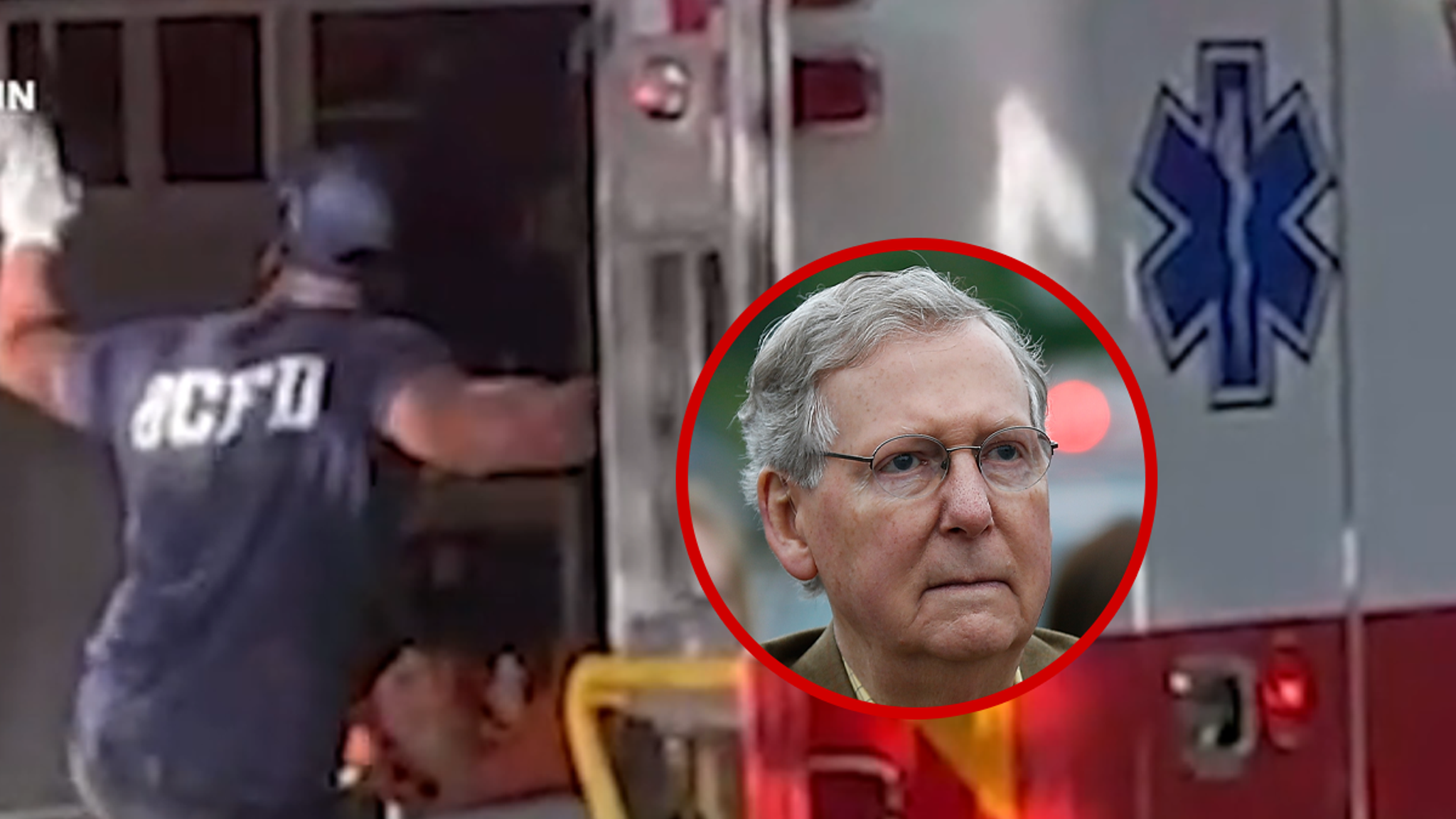 Mitch McConnell Stretcher Incident Captured in New Video