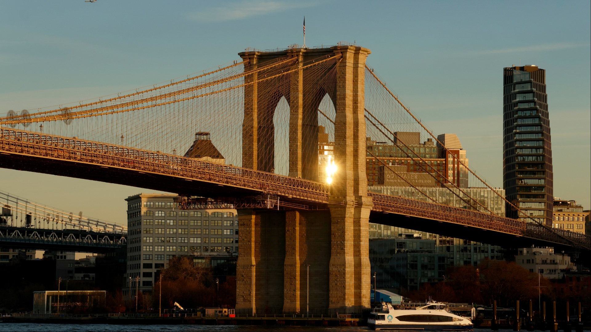 NYPD Saves Woman From Jumping Off Brooklyn Bridge