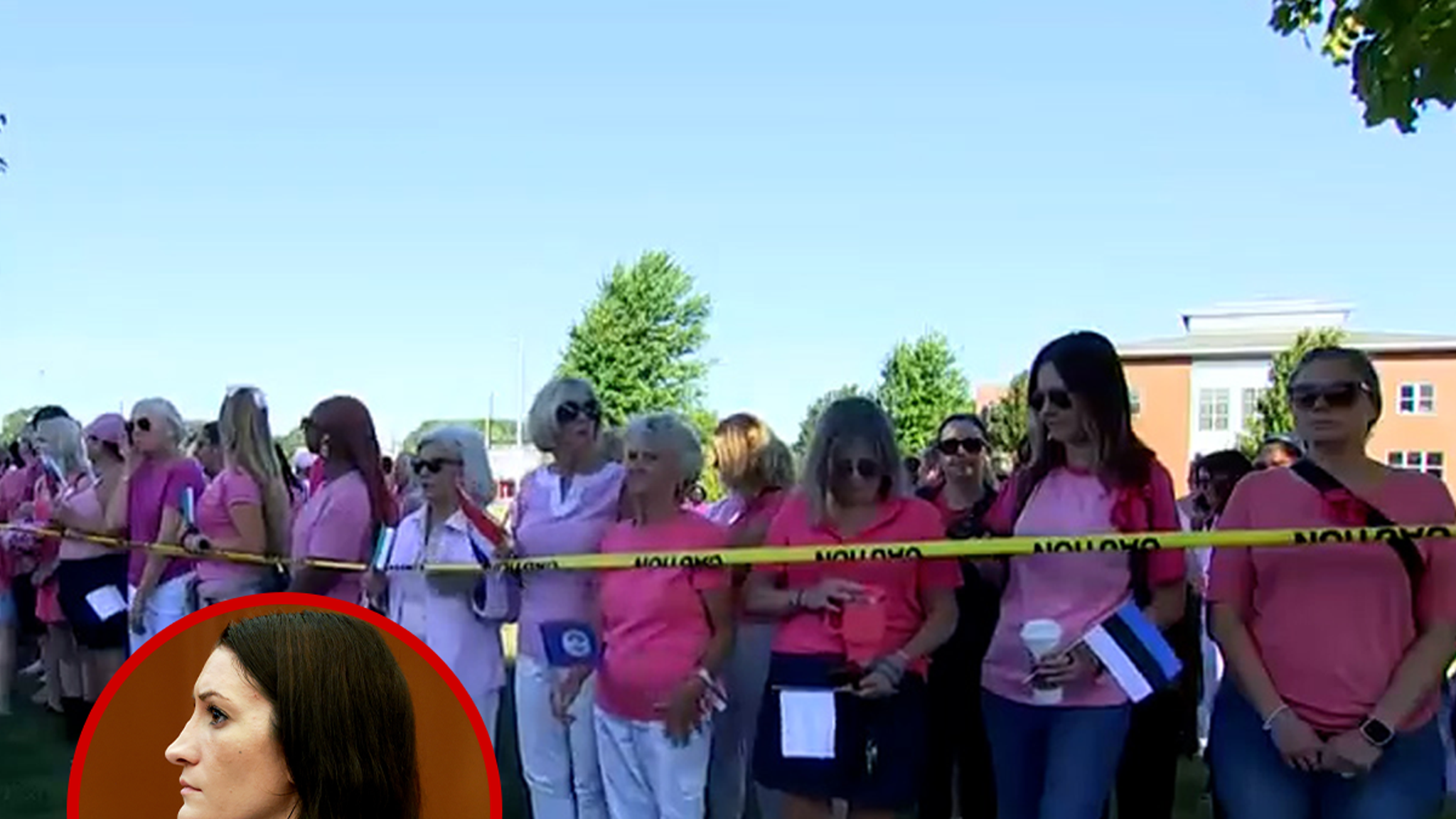 Lindsay Clancy Fans Rally Outside Courthouse During Trial