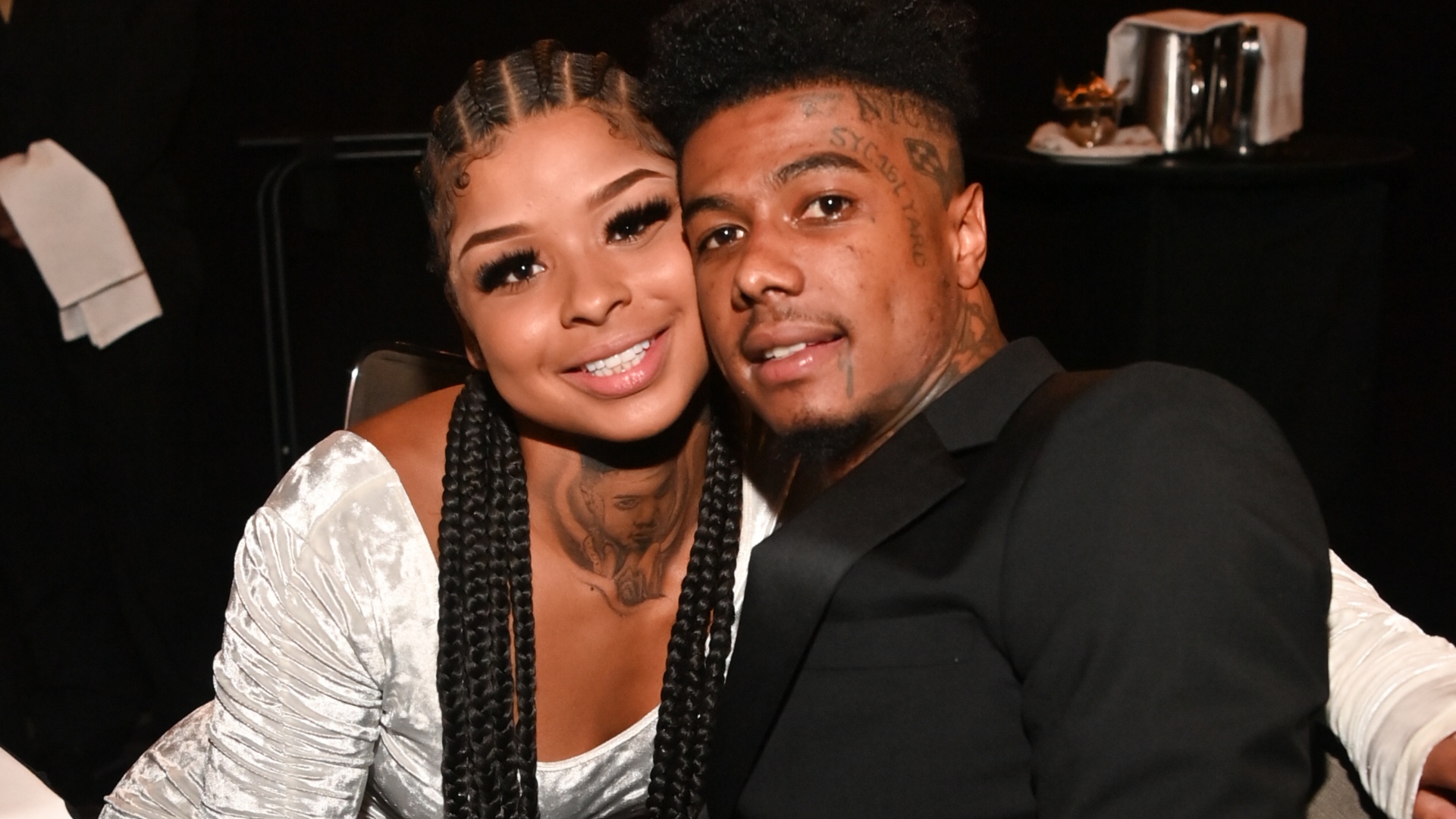 Chrisean Rock Fights in Video While Blueface Looks On Chrisean Rock Fights in Video While Blueface Looks On