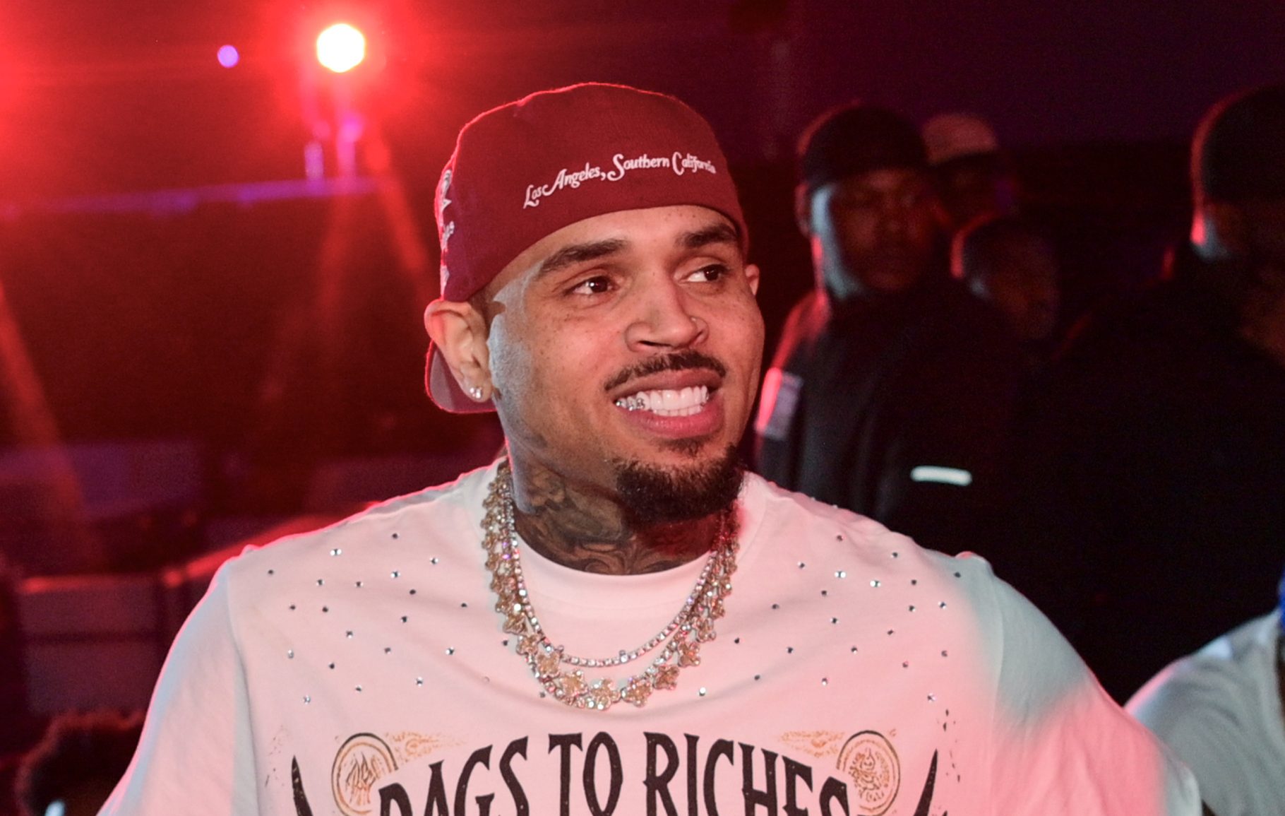 Chris Brown Stumbles on Stage During Toronto Show Chris Brown Stumbles on Stage During Toronto Show