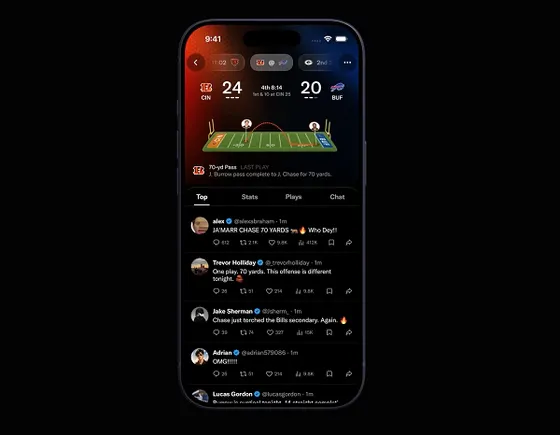 Updated NFL Gametime Display by X Now Available