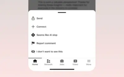 AI Slop Reported by 1M Users on LinkedIn