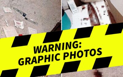 Crime Scene Photos Presented in Courtroom Evidence