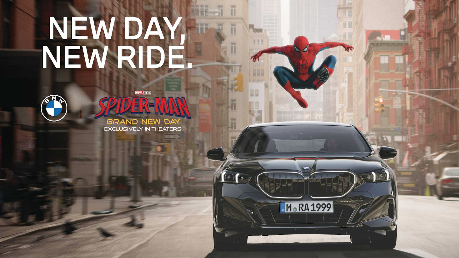 Spider-Man Ad Invades BMW Dashboard Displays