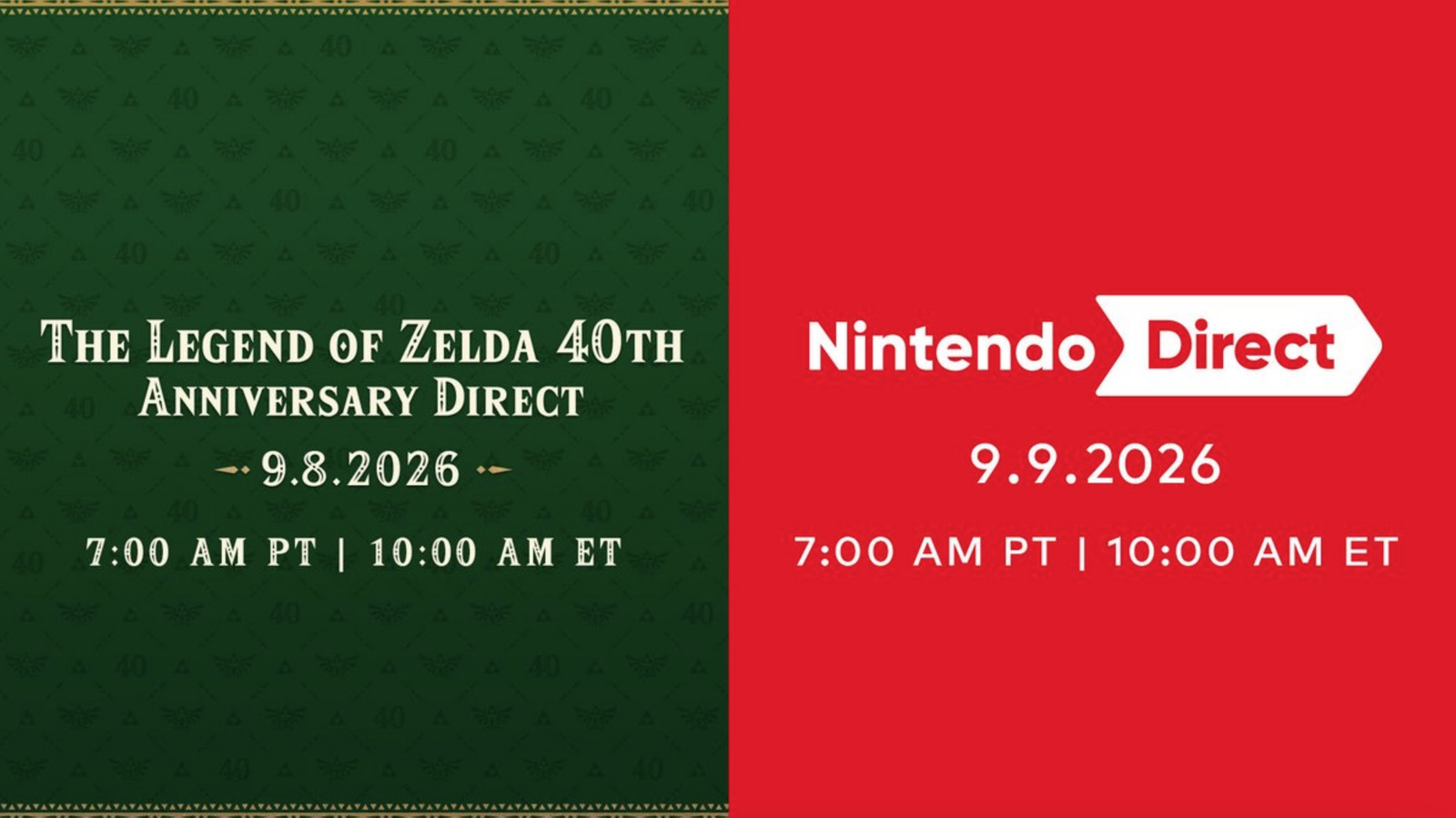 Nintendo Direct Livestream Events Announced for Next Week Nintendo Direct Livestream Events Announced for Next Week