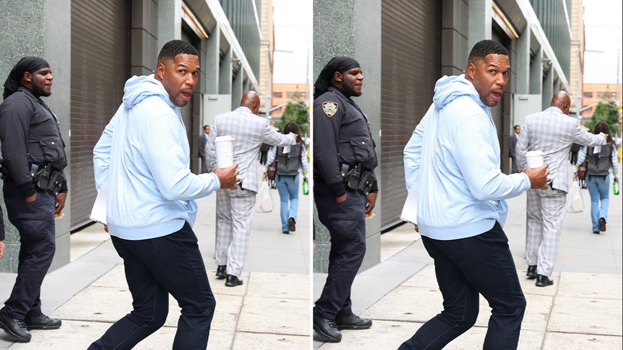 Michael Strahan Shines in New York City: A Look Back! Michael Strahan Shines in New York City: A Look Back!