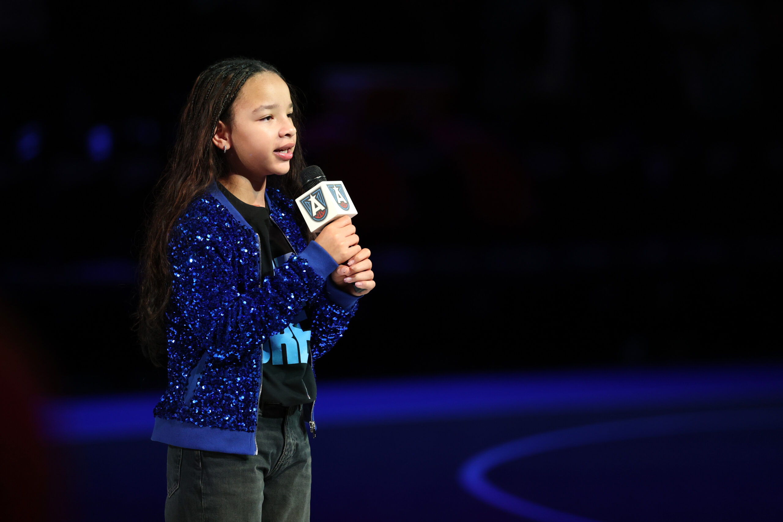Heiress Harris Steals the Spotlight at WNBA Finals Performance
