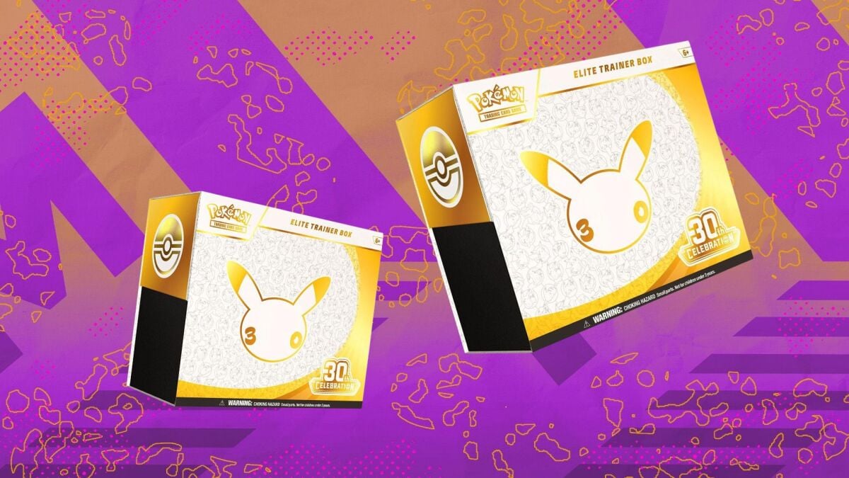 30th Celebration Elite Trainer Box Deal on Amazon