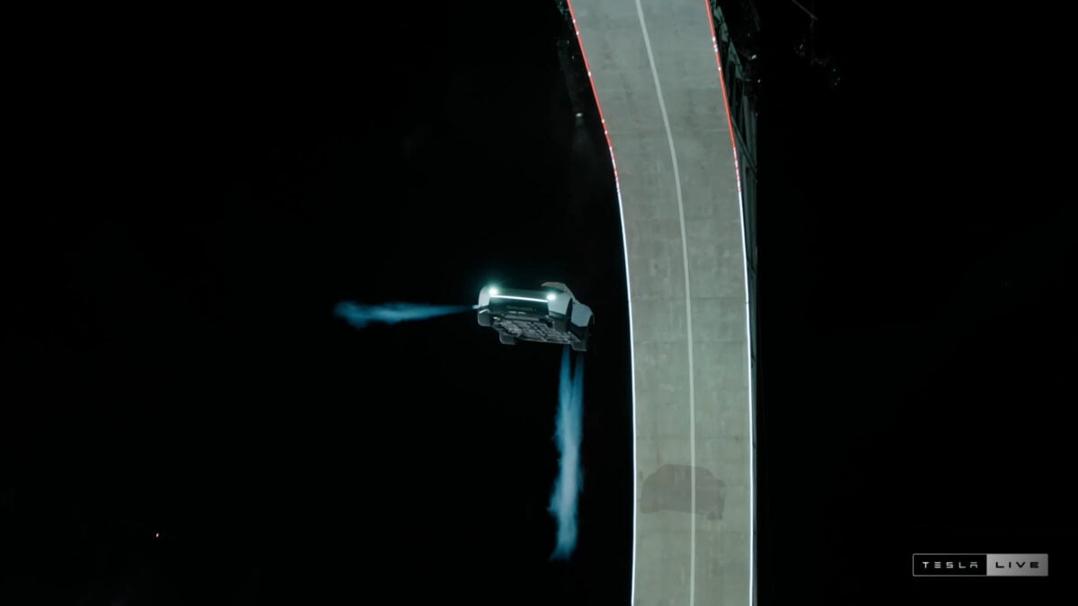 Tesla’s New Roadster Performs Aerial Corkscrews Safely